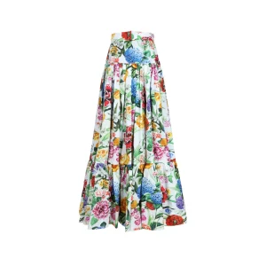 WHITE COTTON SKIRT
