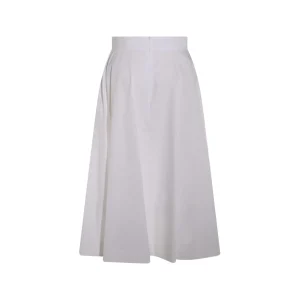 WHITE COTTON SKIRT