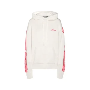 WHITE COTTON SWEATSHIRT