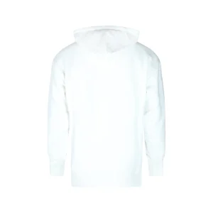 WHITE COTTON SWEATSHIRT