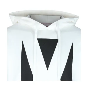 WHITE COTTON SWEATSHIRT