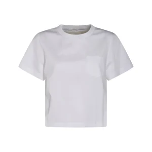 WHITE COTTON T-SHIRT