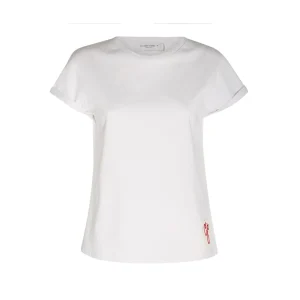 WHITE COTTON T-SHIRT