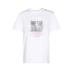 WHITE COTTON T-SHIRT