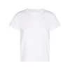 WHITE COTTON T-SHIRT
