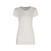 WHITE COTTON T-SHIRT
