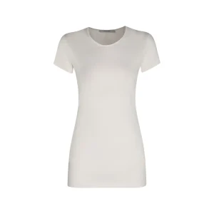 WHITE COTTON T-SHIRT