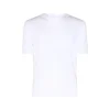 WHITE COTTON T-SHIRT