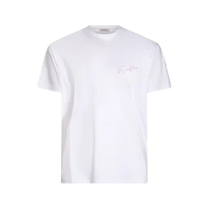 WHITE COTTON T-SHIRT