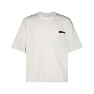 WHITE COTTON T-SHIRT