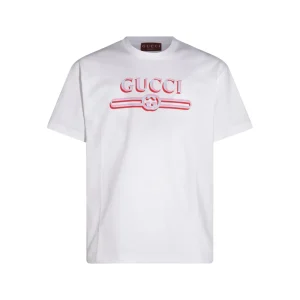 WHITE COTTON T-SHIRT