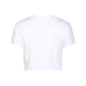 WHITE COTTON T-SHIRT
