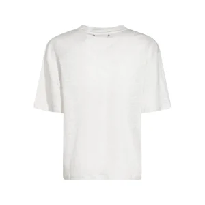 WHITE COTTON T-SHIRT