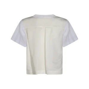 WHITE COTTON T-SHIRT