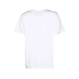 WHITE COTTON T-SHIRT