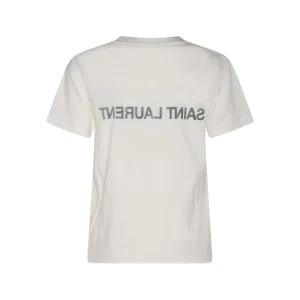 WHITE COTTON T-SHIRT