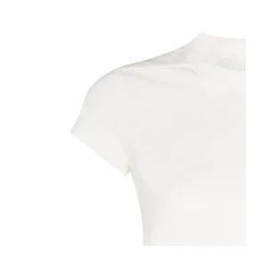 WHITE COTTON T-SHIRT