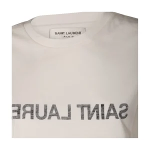 WHITE COTTON T-SHIRT