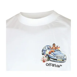 WHITE COTTON T-SHIRT