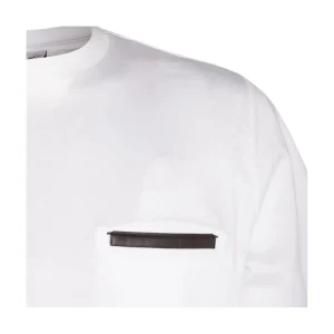 WHITE COTTON T-SHIRT