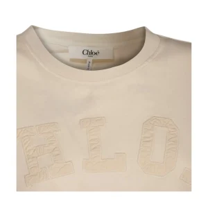 WHITE COTTON T-SHIRT