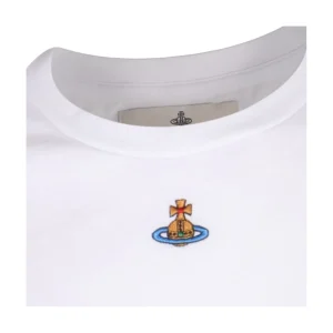 WHITE COTTON T-SHIRT