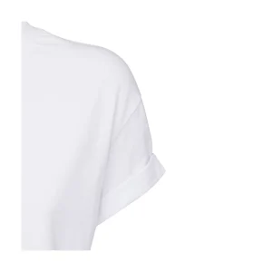 WHITE COTTON T-SHIRT