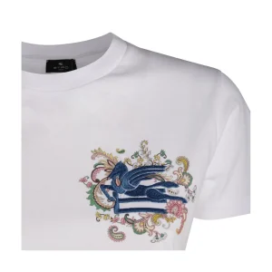 WHITE COTTON T-SHIRT