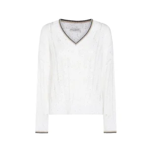 WHITE KNITWEAR