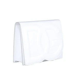 WHITE LEATHER CROSSBODY BAG