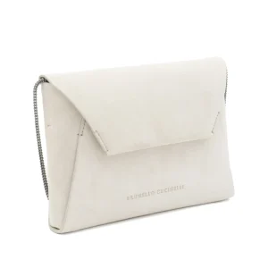 WHITE LEATHER CROSSBODY BAG
