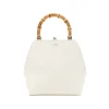 WHITE LEATHER SHOULDER BAG