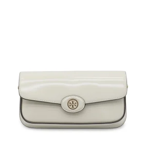 WHITE LEATHER SHOULDER BAG