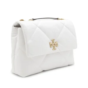 WHITE LEATHER SHOULDER BAG