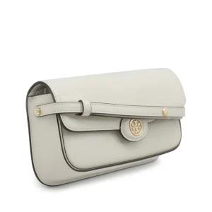 WHITE LEATHER SHOULDER BAG