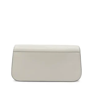 WHITE LEATHER SHOULDER BAG