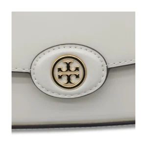 WHITE LEATHER SHOULDER BAG
