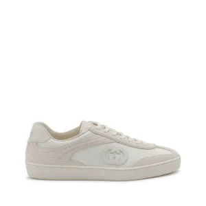 WHITE LEATHER SNEAKERS