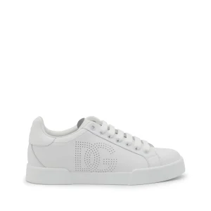 WHITE LEATHER SNEAKERS