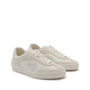 WHITE LEATHER SNEAKERS