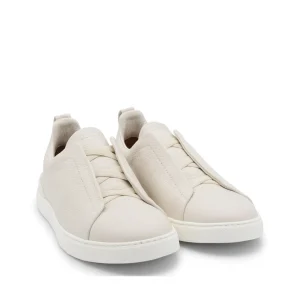 WHITE LEATHER SNEAKERS