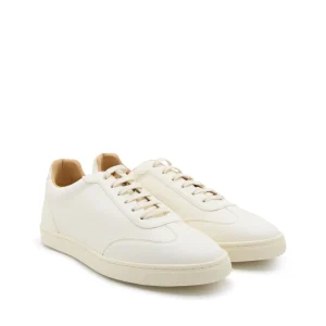 WHITE LEATHER SNEAKERS
