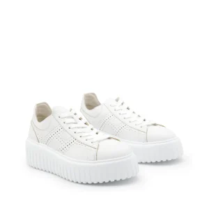 WHITE LEATHER SNEAKERS