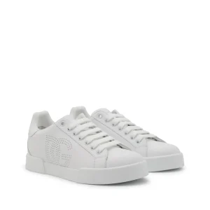 WHITE LEATHER SNEAKERS