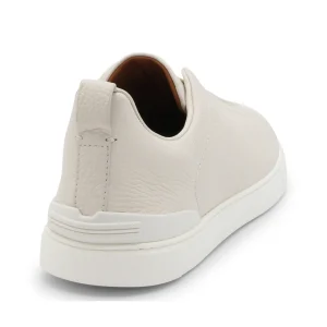 WHITE LEATHER SNEAKERS