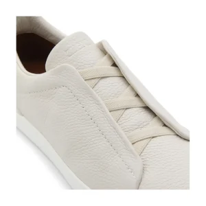 WHITE LEATHER SNEAKERS