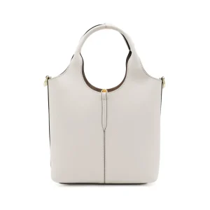 WHITE LEATHER TOTES