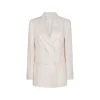 WHITE LINEN CASUAL JACKET