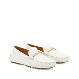 WHITE LOAFERS