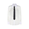 WHITE SILK SHIRT